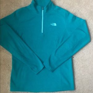 Turquoise North Face Fleece